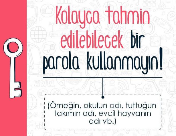 şifre belirlerken dikkat etmeniz gerekenler