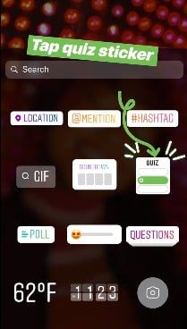 instagram test özelliği